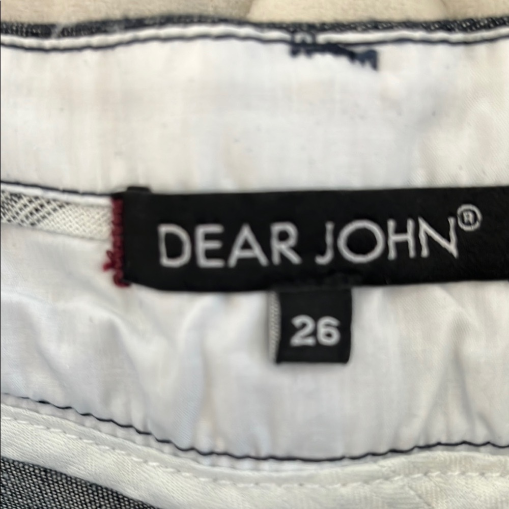 Dear John Dark Blue Women's Trouser Shorts size 26 - Picture 3 of 4